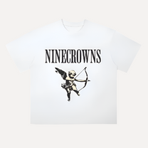 NINECROWNS Sainted Row T-Shirt - Premium Drop Shoulder Tee | Cherub Archer Graphic