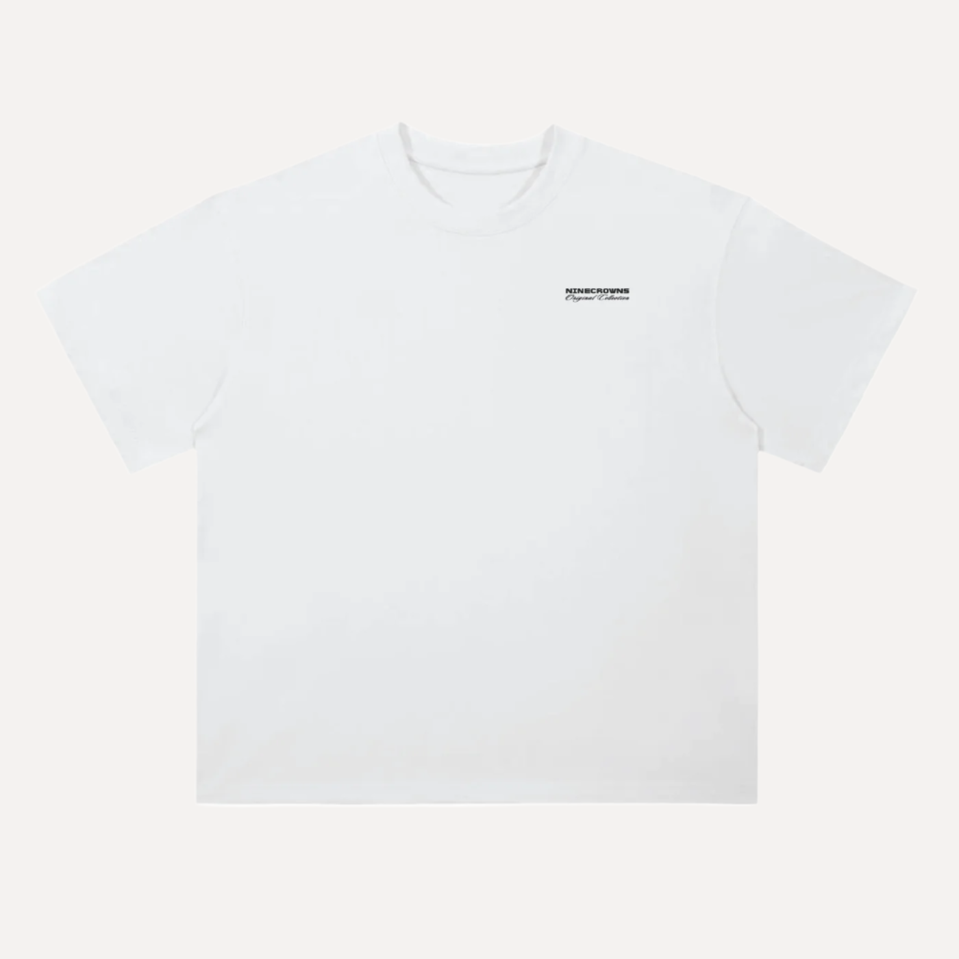 NINECROWNS Gorgon in Pink T-Shirt - Heavyweight Loose Fit Tee | Medusa Graphic White