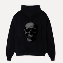 Keeper of Secrets Skull Hoodie - NINECROWNS Premium Oversized Streetwear | Gothic Design
