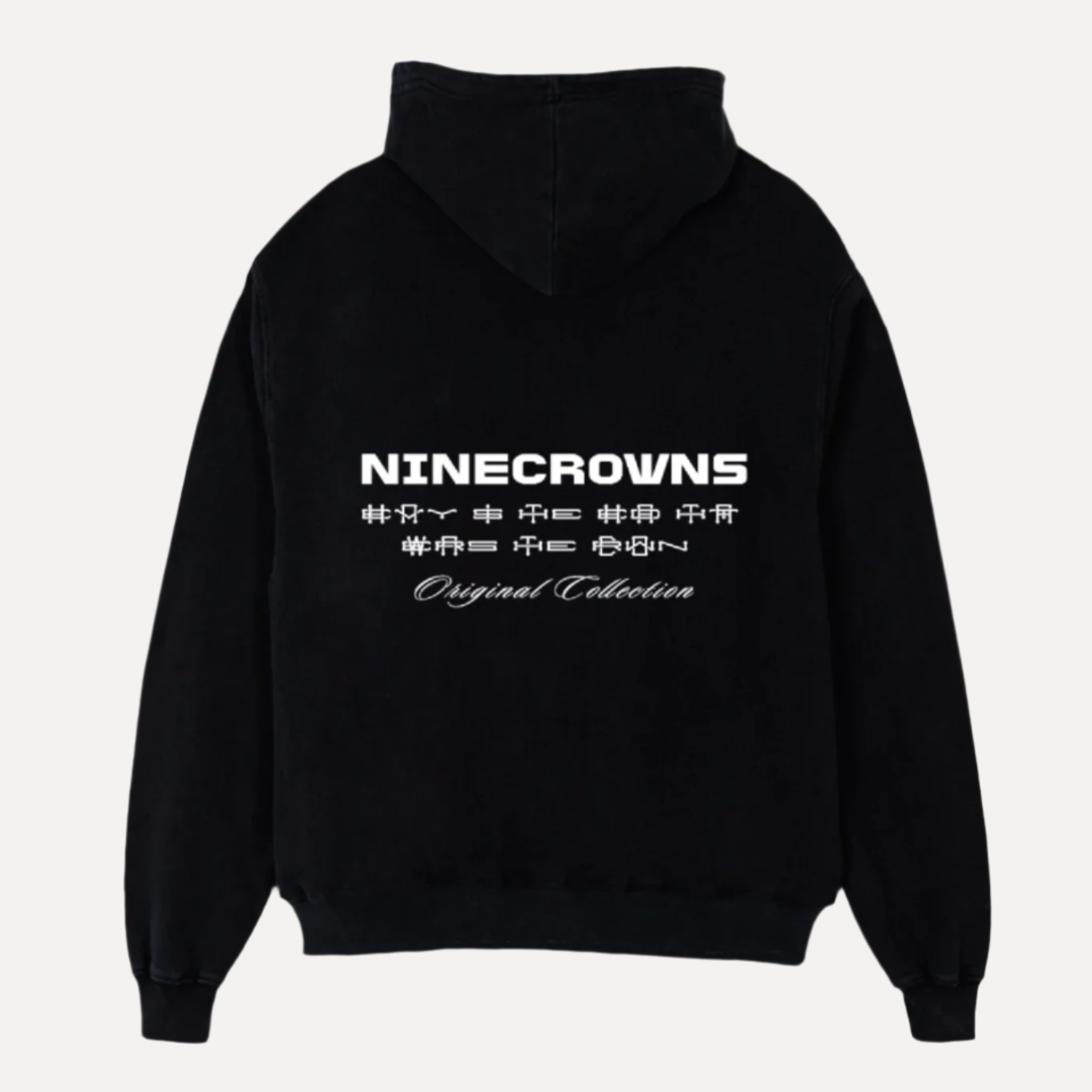 NINECROWNS The Code Hoodie Women&#39;s - Luxury Oversized Crown Graphic | Femme Collection