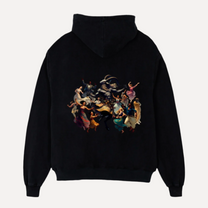 NINECROWNS Dance of the Damned Hoodie - Premium Oversized Dark Streetwear | Graphic Design