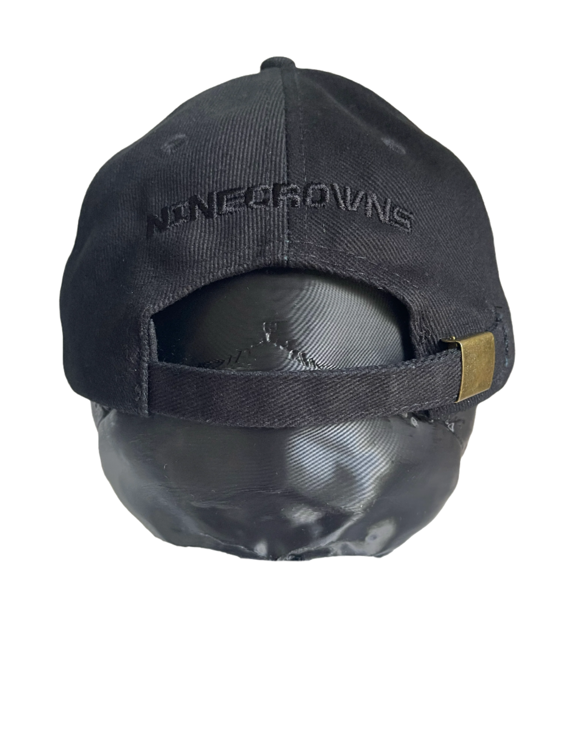 NINECROWNS SAAINT Black Testament Cap - Premium Streetwear Hat | Dark Luxury Headwear