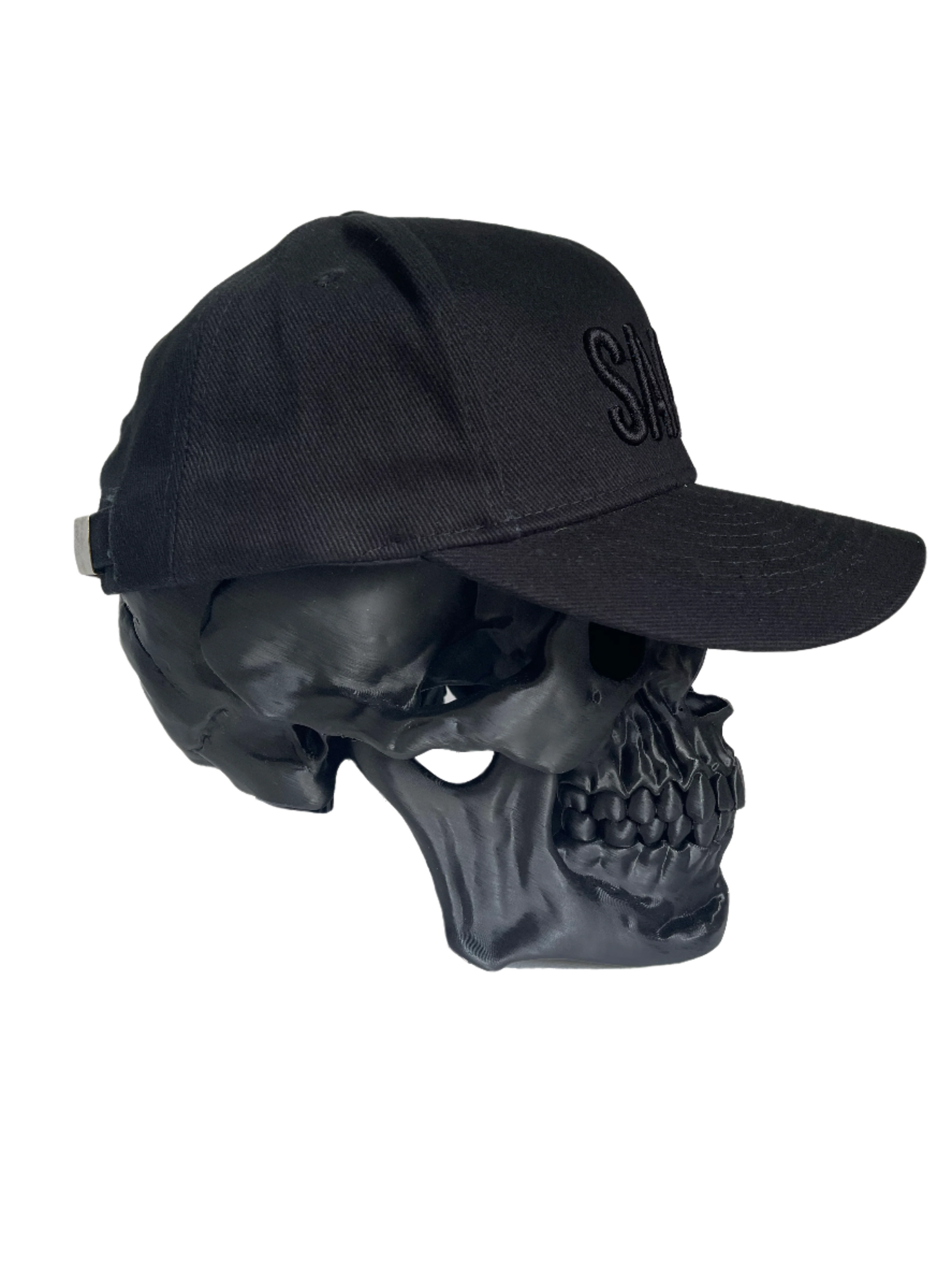 NINECROWNS SAAINT Black Testament Cap - Premium Streetwear Hat | Dark Luxury Headwear