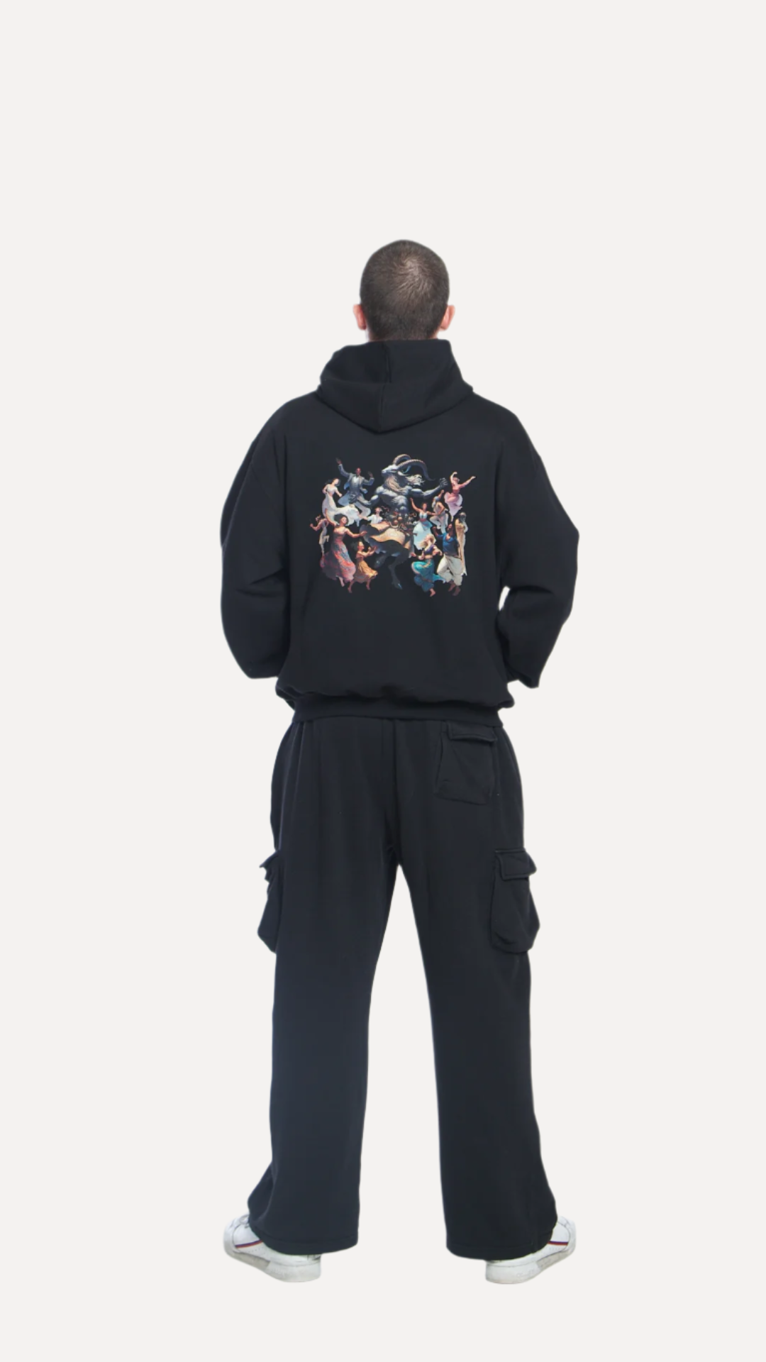 NINECROWNS Dance of the Damned Hoodie - Premium Oversized Dark Streetwear | Graphic Design