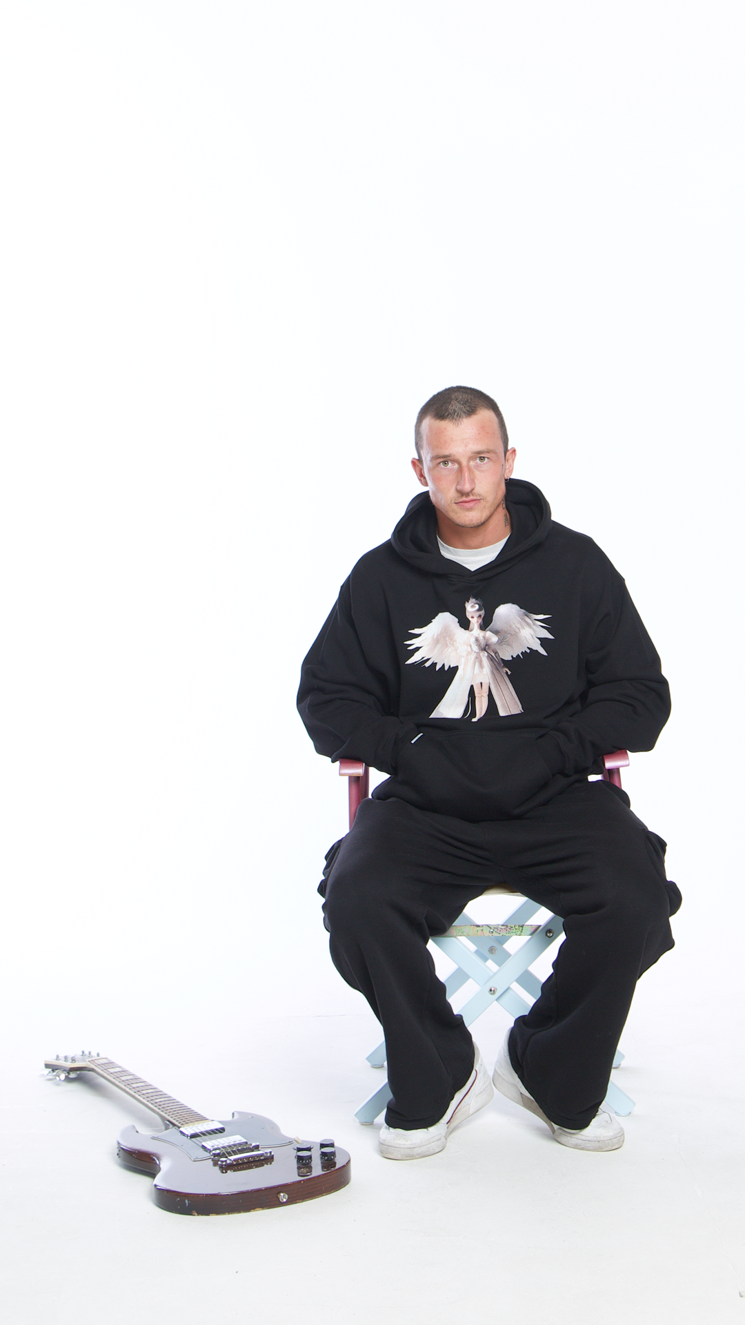 Fallen Grace Luxury Hoodie - NINECROWNS Oversized Angel Graphic | Premium Streetwear