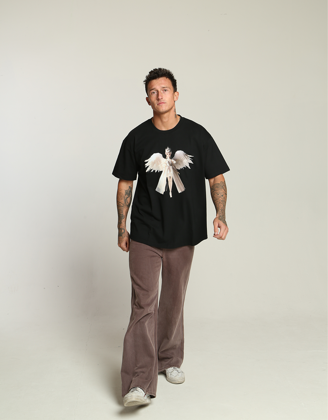 The Fallen Grace Boxy cut Oversized fit heavyweight Tee