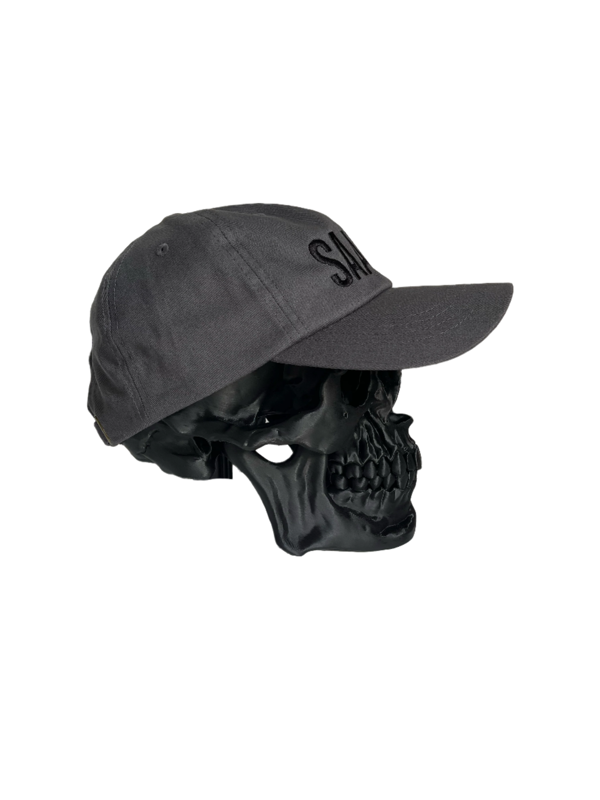 NINECROWNS SAAINT Dark Grey Cap - Premium Streetwear Hat | Luxury Minimalist Headwear