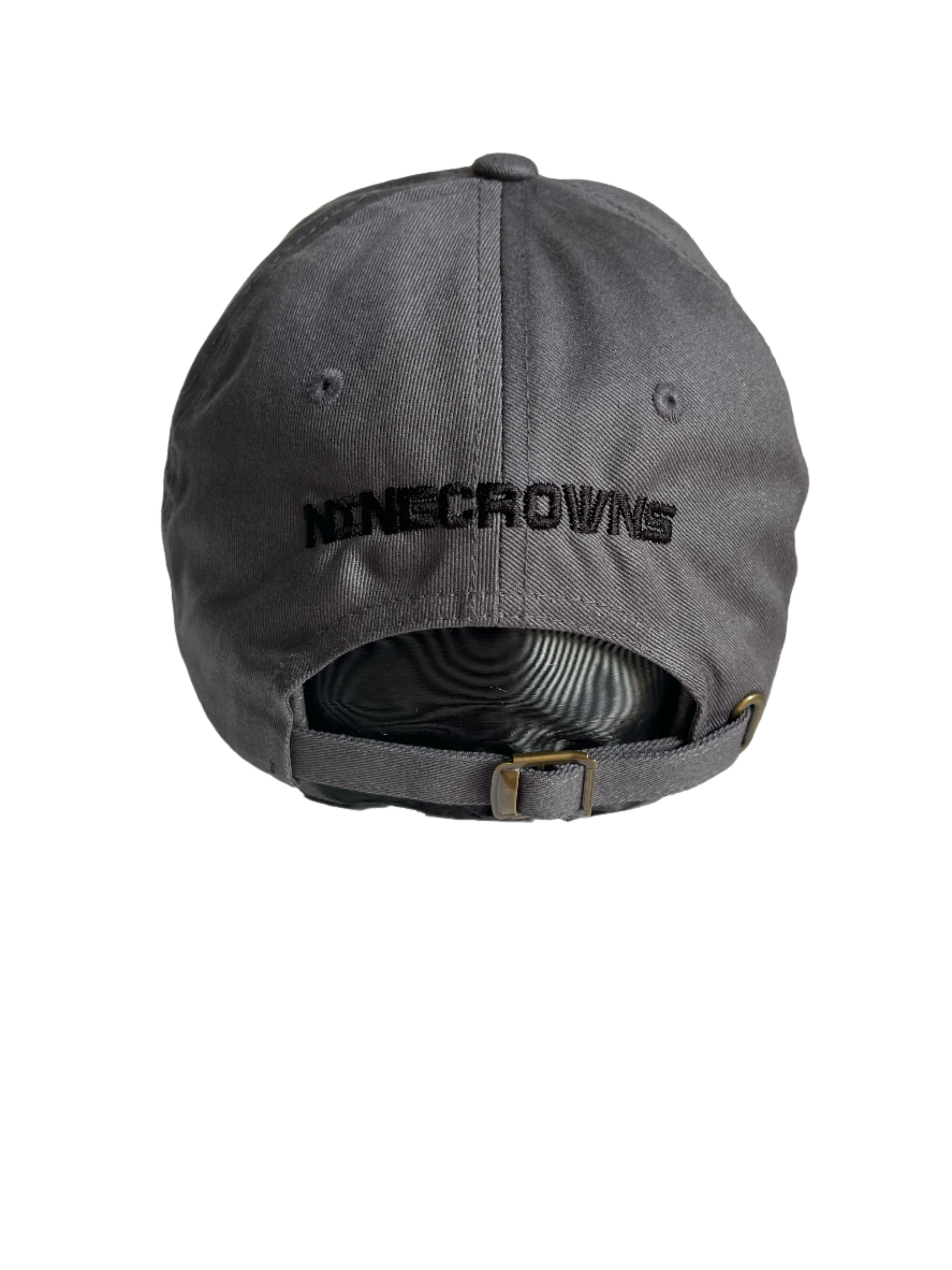 NINECROWNS SAAINT Dark Grey Cap - Premium Streetwear Hat | Luxury Minimalist Headwear
